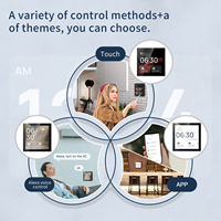 Panneau de commande intelligent Tuya Wifi multi-langues à écran tactile Zigbee de qualité supérieure, 4 pouces, compatible EU, avec Alexa intégré
