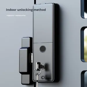 Cerradura Inteligente para Puerta con Reconocimiento Facial 3D y Sensor de Radar, Batería Recargable de 4200mAh, Cerradura Digital para Seguridad en Hogares Modernos y Villas - Product Image 3