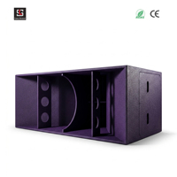 Système audio professionnel LS-F221 6000W Haute puissance Double caisson de basses de 21 pouces
