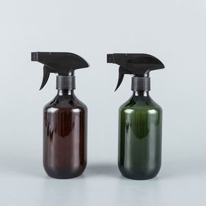 Ready Stock 300ml 500ml Round Amber Refillable Alcohol Cleaner Reusable Fine <b>Mist</b> Spray Plastic <b>Bottle</b> - Product Image 5