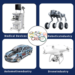 แหวนโอริง <span class=keywords><strong>NBR</strong></span> 70สีดำ AS568ได้ตามมาตรฐานเมตริก - Product Image 5