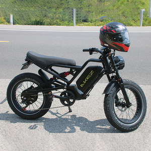 美国仓库52V 1500W脂肪轮胎Ebike Akez 52v全悬挂电动脂肪轮胎摩托车越野山E交叉自行车自行车25Ah - Product Image 3