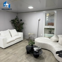 Kit de maisonnette RELYANCE, modèle chinois, bien isolé, avec toilettes et douche, pour jardin, taille familiale, maison de vacances, terrasse