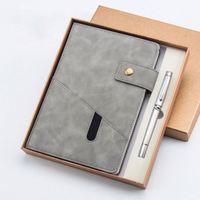Cadeaux de bureau personnalisés pour les employés, articles promotionnels, ensemble exécutif, carnets A5 avec stylo, ensemble cadeau d'entreprise pour homme