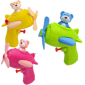 ปืนฉีดน้ำรูปเครื่องบินหมีน่ารัก ของเล่นพลาสติกสำหรับเด็กเล่นกลางแจ้ง - Product Image 2