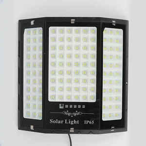 Luz de inundación solar para peatones integrada 1 decoración moderna separada farola solar a prueba de explosiones para exteriores con curva - Product Image 2