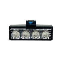 Luz LED Multicolor de 12V para Parrilla de Coche/Camioneta, Luz Estroboscópica de Advertencia Todoterreno, Barra de Luz de Emergencia para Conducción, Luz DRL para ATV