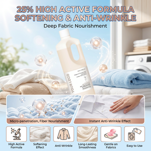 Adoucissant textile naturel pour vêtements en grand sachet liquide, parfum floral, avec tensioactif vert - Product Image 2