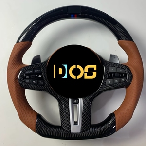 Para <span class=keywords><strong>BMW</strong></span> G22 G42 G29 G20 M340i 2018 G21 G23 G26 2019 2020 2021 <span class=keywords><strong>2022</strong></span> 2023 2024 Volante de Fibra de Carbono con Levas de Cambio y Calefacción - Product Image 3