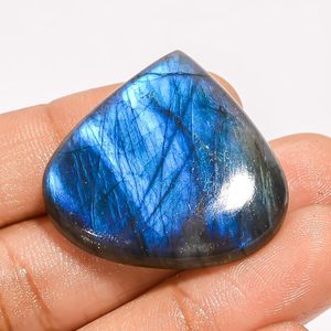 Piedra Preciosa de Labradorita Natural en Forma de Corazón, 43.5+ Quilates, Azul Pulido, para Joyería - Product Image 2