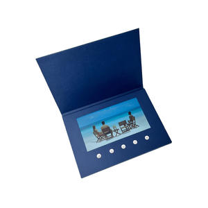 Folleto de tarjetas de vídeo personalizadas 4,3/5 /7, Compra ahora, publicidad comercial con soporte para casete - Product Image 3