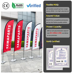 Оптовая продажа, Канада, Онтарио, спортивное мероприятие, рекламная КАПЛЕВИДНАЯ пляжная перья, флаг - Product Image 2