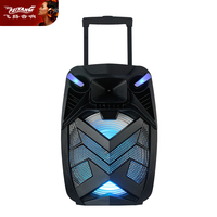 Deflectores de sonido profesional Feiyang, altavoz de karaoke de 15 pulgadas, altavoces portátiles Bluetooth para exteriores, boombox activo para fiestas