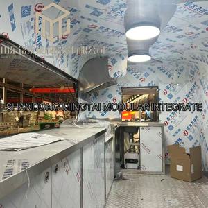 Chauffe-plat intégré sur mesure en aluminium et acier inoxydable résistant à la rouille, <span class=keywords><strong>de</strong></span> 3 à 8 mètres, <span class=keywords><strong>pour</strong></span> restaurant <span class=keywords><strong>de</strong></span> restauration rapide, snack-bar et remorque alimentaire mobile - Product Image 5