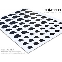Klok Sheet Blocker Webcam Privacy Sticker Tack Restickable Vinyl Covers Voor Laptops Tablets Telefoons Gedempt Mat Zwart