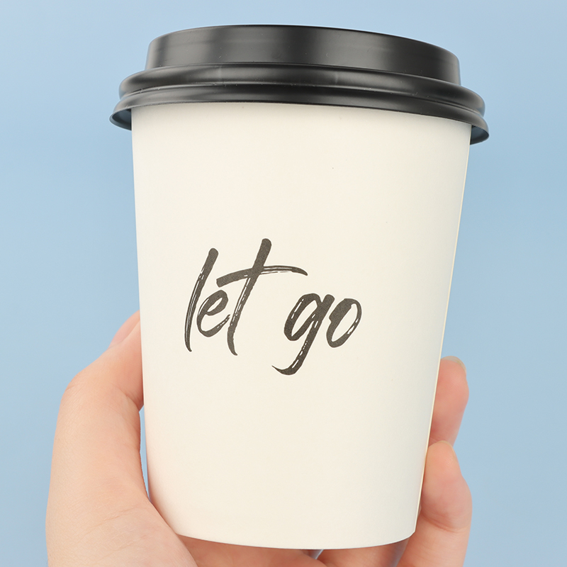 Custom 4oz 8oz Disposable Paper Coffee Cups Single Wall Hight Quality Cups Kraft Paper Cup
