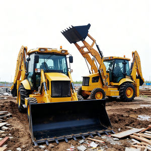 लोडर और बैकहोए खुदाई के साथ ट फास्ट डिलीवरी डिगर मशीन 4x4 डीजल मिनी तौबल लोडर - Product Image 3