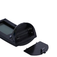 Horloge de bureau numérique transparente verticale LCD moderne traditionnelle de qualité supérieure avec fonction de répétition, thermomètre et calendrier électronique