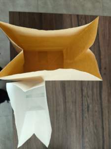 ถุงกระดาษเคลือบ PE แบบกำหนดเอง ทนทาน ย่อยสลายได้ <span class=keywords><strong>ป</strong></span>ิดผนึกได้ดี เป็นมิตรกับสิ่งแวดล้อม พิมพ์ลายได้ ทนน้ำมัน สไตล์คลาสสิก - Product Image 3