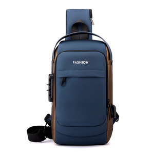Wholesale Nylon Lightweight Large Capacity Single Shoulder Crossbody Sling Bag <b>Waterproof</b> Interior Zipper Pocket - Product Image 5