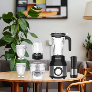 Blender Mixeur Happy Partner 6 en 1, Blender et Hachoir de Cuisine, Mixeur Ménager - Product Image 1