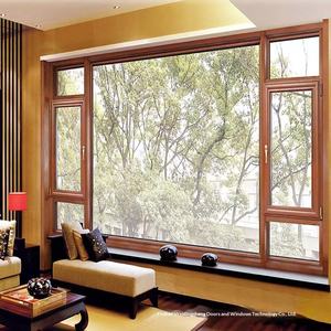 Juego Completo de 75 <span class=keywords><strong>Ventanas</strong></span> Compuestas Aislantes Acústicas de Madera Revestida de Aluminio Estilo Europeo - Product Image 4