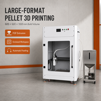 Nouvelle imprimante 3D à granulés FGF grand format Protolink3D 600x600x1000mm, double guide linéaire, haute précision, usage industriel, nivellement automatique