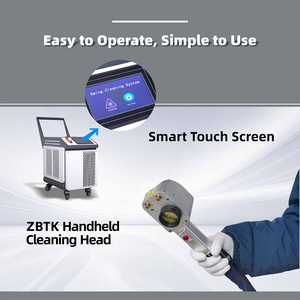 Handheld Pulse Pulse Jpt Max 100w 200w 200w Laser Cleaning Machine <b>Paint</b> Metal Rust Cleaning Dryice Cleaning Machine - Product Image 2