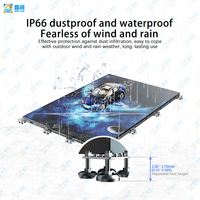 Layar LED Interaktif P3.91 Tahan Air Warna Penuh untuk Lantai Bawah Tanah, Video Game, Panggung, dan Lantai Dansa