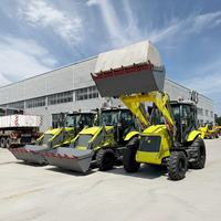 Nouvelle Mini-chargeuse-pelleteuse 4x4 de 8 tonnes avec moteur diesel CE EPA, Tracteur agricole et Excavatrice