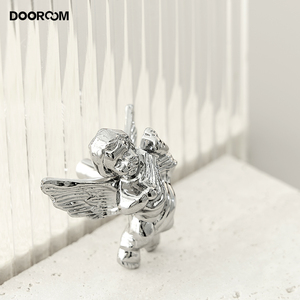 DOOROOM Cupid gagang furnitur kuningan perangkat keras pegangan pintu Nordik mantel parit pegangan pintu lemari kenop laci - Product Image 3
