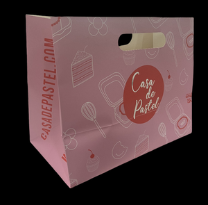 ถุงกระดาษสีขาวรูปทรงสี่เหลี่ยมผืนผ้า คุณภาพสูง เป็นมิตรกับสิ่งแวดล้อม พิมพ์โลโก้ได้ตามต้องการ สำหรับบรรจุภัณฑ์<span class=keywords><strong>เค้ก</strong></span><span class=keywords><strong>วัน</strong></span><span class=keywords><strong>เกิด</strong></span> งานฝีมือ และสินค้าช้อปปิ้ง - Product Image 4