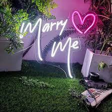 Letrero LED de Neón Personalizado para Fondo de Boda de Lujo con la Frase '¿Te Casas Conmigo?', Kit de Propuesta para Decoración de Eventos y Fiestas - Product Image 3
