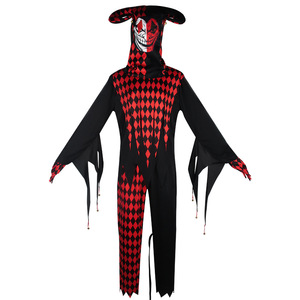 2024 nuevos disfraces baratos disfraz de payaso masculino de Halloween puesta en escena carnaval payaso volver al alma disfraz para hombre - Product Image 3