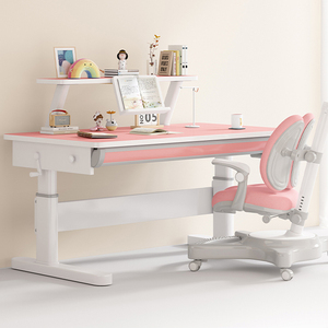 Bộ bàn học sinh tiểu học bằng gỗ có giá sách và ngăn kéo, có thể điều chỉnh chiều cao - Product Image 4