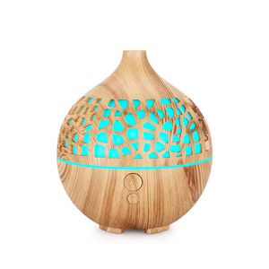 Diffuseur d'arômes à grain de bois 180 ml, humidificateur USB avec minuterie pour la maison et le bureau - Product Image 2