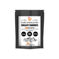 Gummies de Shilajit Pur de l'Himalaya les Plus Vendues avec Extrait de Panax Ginseng et Extrait d'Anacyclus Pyrethrum pour Maintenir l'Immunité
