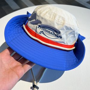 Sombrero de pescador con bloques de color de nuevo estilo para unisex, para verano, actividades al aire libre, de ala ancha, de secado rápido, con protección solar, para montañismo. - Product Image 3