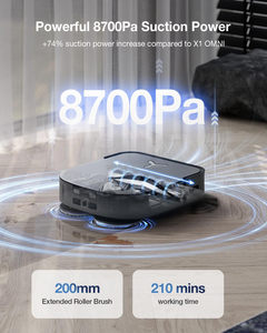 หุ่นยนต์ดูดฝุ่นถูพื้น ECOVACS X2 ควบคุมผ่านแอป - Product Image 1