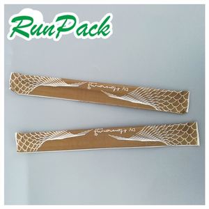 Runxing japonais personnalisé en bois entièrement fermé <span class=keywords><strong>baguettes</strong></span> avec logo sur la manche pour les <span class=keywords><strong>sushis</strong></span> de nouilles de riz - Product Image 1