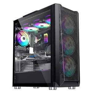 Meest Populaire Hoge Kwaliteit Gaming Pc Desktop Computer Gaming Itx Case Atx Computer Case & Torens Cpu Kast