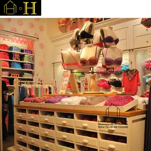 Lingerie Winkel Interieur Decoratie Beha Display Stand Ondergoed Kast Rek Lingerie Winkel Teller Display Meubels