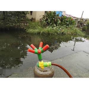 Rotating Automatic Sprinkler Head for Garden Lawn Farm Irrigation Watering Flowers and Vegetables Made of Durable Plastic - Product Image 2