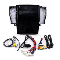 Autoradio vertical de style Tesla Android 13 de 12,8 pouces pour Toyota Crown 2003 à 2008 avec CarPlay sans fil et navigation GPS