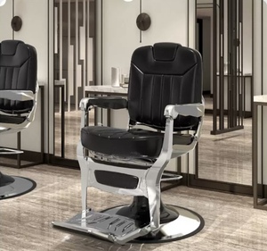 Silla de peluquero de <span class=keywords><strong>cocodrilo</strong></span> reclinable profesional antiguo clásico Vintage <span class=keywords><strong>cocodrilo</strong></span> EMPEROR Silla de peluquero patente <span class=keywords><strong>cocodrilo</strong></span> dorado - Product Image 3