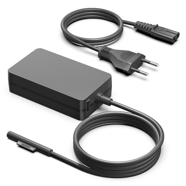 Hot 65W 15V4A PD Windows Laptop Charger Power Supply Compatible Microsoft Surface Pro 10 9 8 7 6 5 4 3 X-Supports DC Port SCP