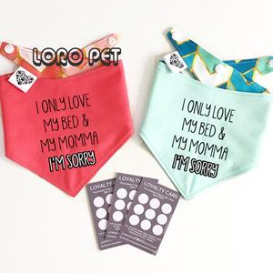 Marchio di lusso di Design regolabile sciarpa per cani di alta qualità accessorio per abbigliamento per cani Bandana all'ingrosso - Product Image 5