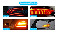 Super Flux 0.04W 5mm Piranha LED Bullet Top 20mA Jaune Rouge Couleur pour Feu Stop Feu Arrière Camion Lumières