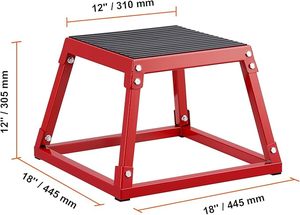 Caja de plataforma pliométrica Wellshow, caja de salto para ejercicio físico de 12/18/<span class=keywords><strong>24</strong></span> pulgadas, caja pliométrica escalonada, salto para entrenamiento de ajuste - Product Image 5