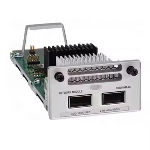 C9300X-NM-2C = 9300 modulo di <span class=keywords><strong>switch</strong></span> di rete a doppia velocità 2x 100G/40G funzioni QoS SNMP 10/100/1000Mbps velocità di trasmissione di riserva - Product Image 1